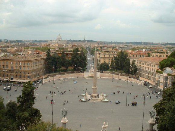 DSCF0048 Piazza del Popolo Pincio